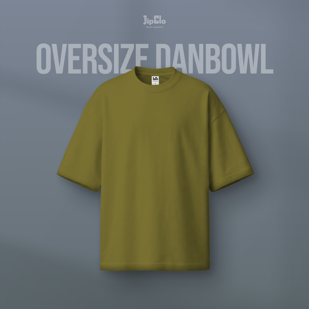 Kaos Polos Oversized Two Face Double Knit 30s Maple Leaf - Jipclo