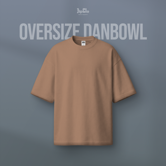 Kaos Polos Oversized Two Face Double Knit 30s Salmon - Jipclo