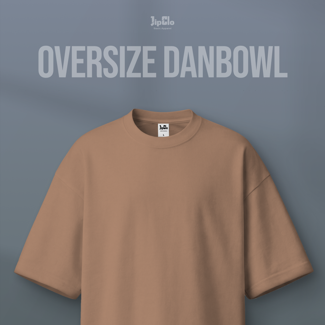 Kaos Polos Oversized Two Face Double Knit 30s Salmon - Jipclo