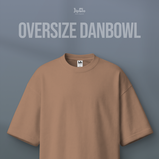 Kaos Polos Oversized Two Face Double Knit 30s Salmon - Jipclo