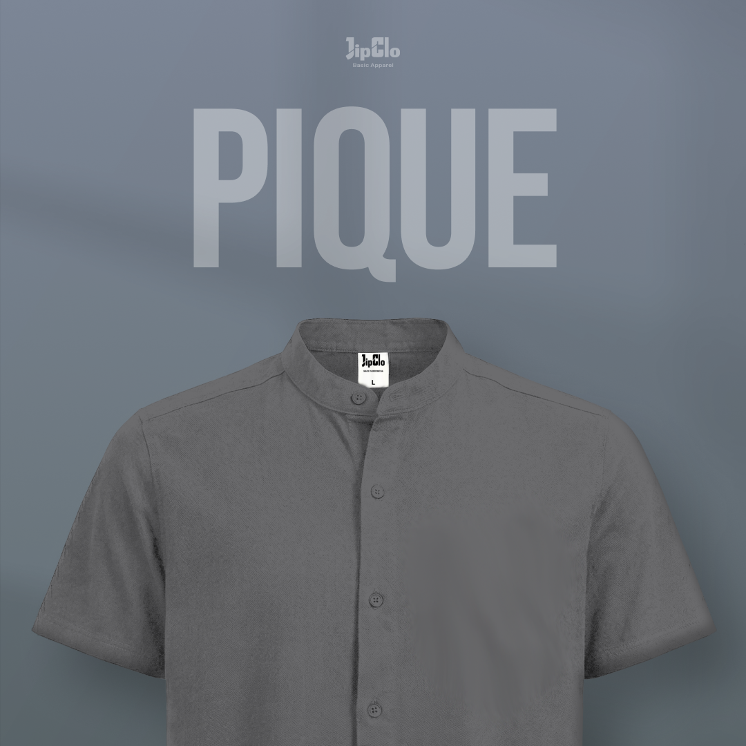 Kemeja Pique Abu Tua - Jipclo
