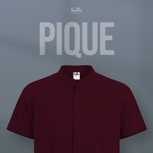 JIPCLO KEMEJA PIQUE - MAROON
