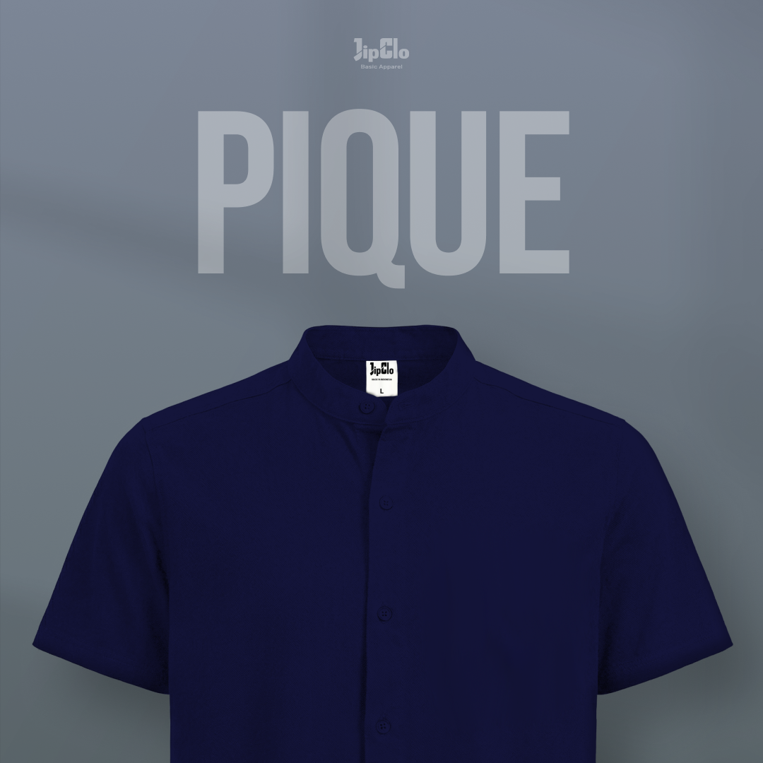 Kemeja Pique Navy - Jipclo