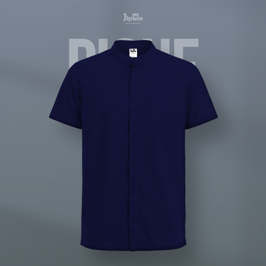Kemeja Pique Navy - Jipclo