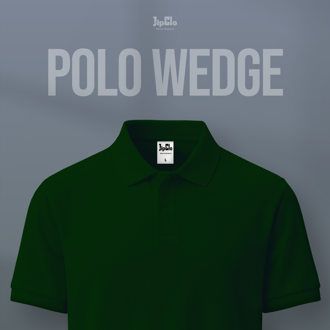 Polos Shirt Casual Hijau Botol - Jipclo
