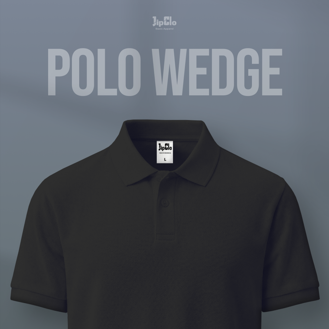 Polos Shirt Casual Hitam - Jipclo