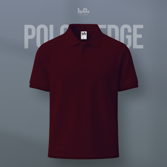 Polos Shirt Casual Maroon - Jipclo