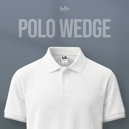 JIPCLO POLO SHIRT CASUAL - PUTIH