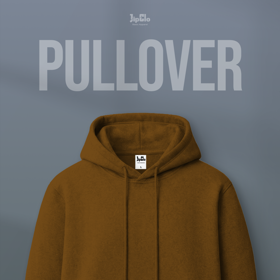 Hoodie Fleece Pullover Camel - Jipclo