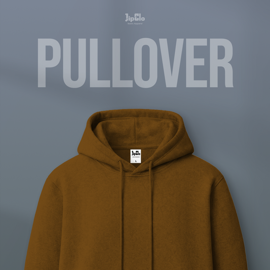 Hoodie Fleece Pullover Camel - Jipclo