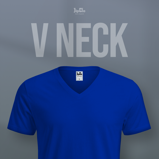 Kaos Polos V-Neck Cotton 30s Benhur - Jipclo