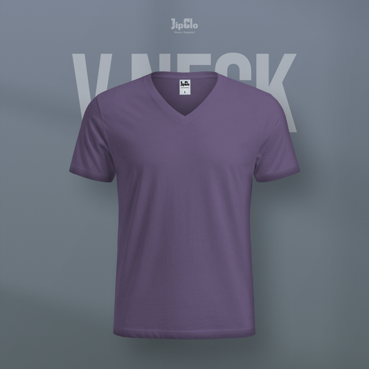 Kaos Polos V-Neck Cotton 30s - Jipclo