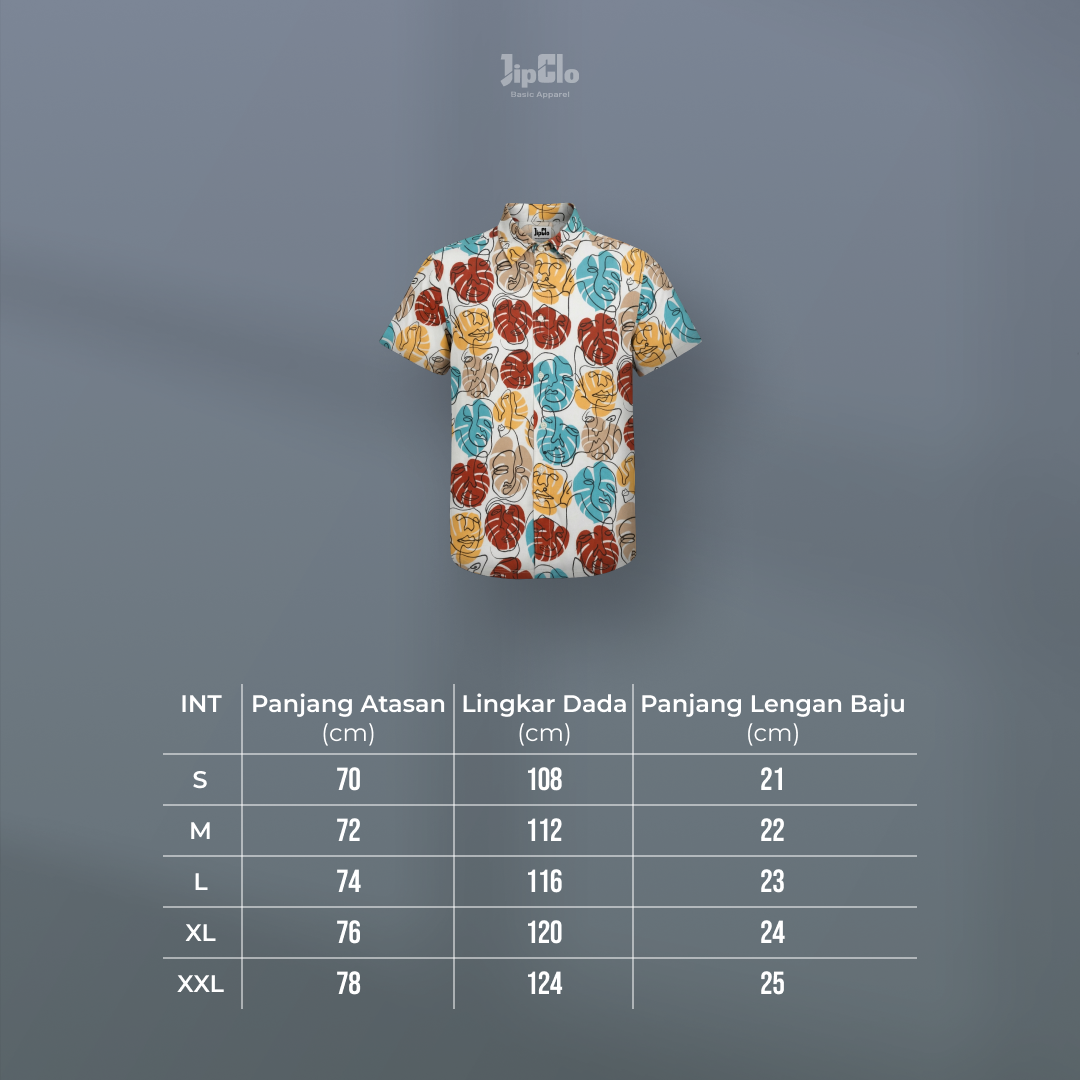 Kemeja Printing Vacation Rayon Woven - Jipclo
