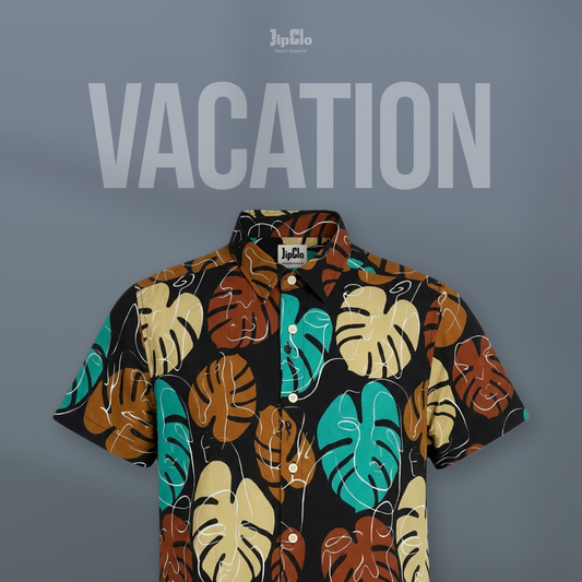 Kemeja Printing Vacation Rayon Woven - Jipclo