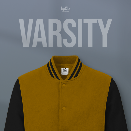 Jaket Varsity Baseball Camel - Jipclo
