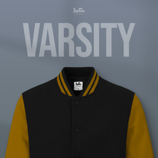 Jaket Varsity Baseball Hitam - Jipclo