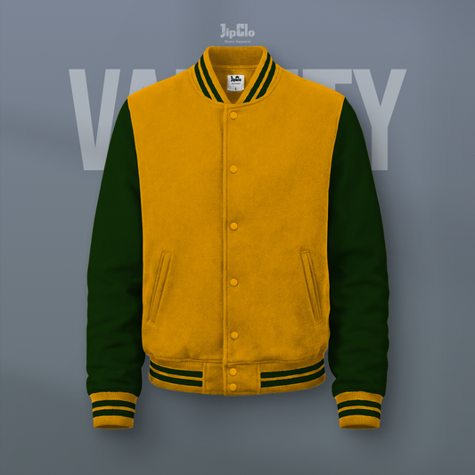 Jaket Varsity Baseball Safron - Jipclo