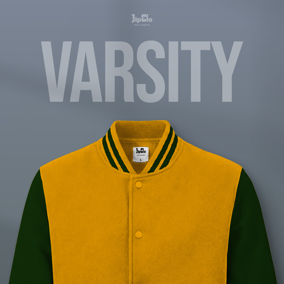 Jaket Varsity Baseball Safron - Jipclo